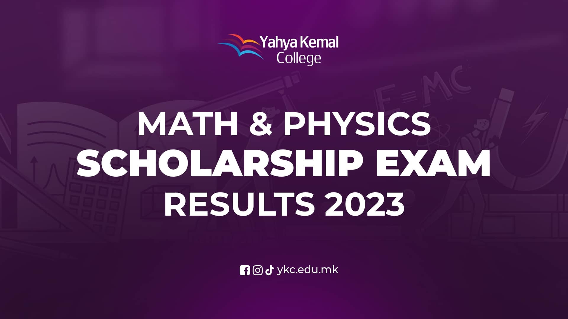 Math &amp; Physics Scholarship Exam Results 2023